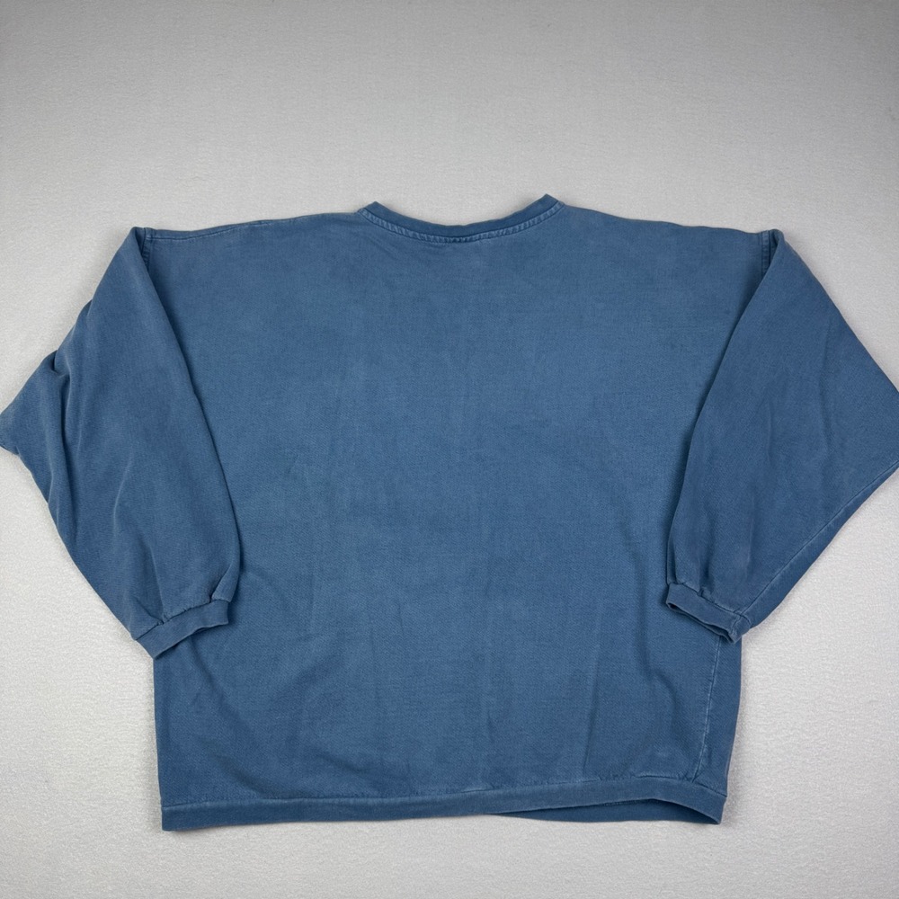 VTG Gimmie International GAB Gimmie A Break Large Sweatshirt Blue Made in USA - Picture 5 of 8